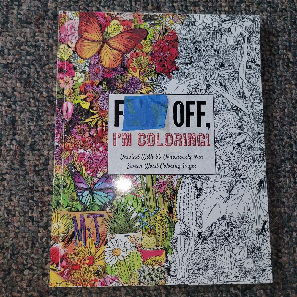 Colorful Swear Word Coloring Book